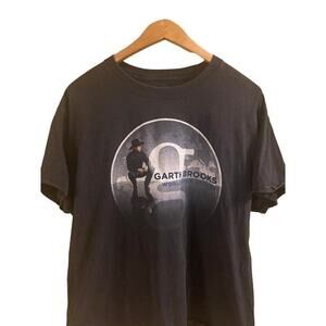 Garth Brooks 2014 Concert Tour Graphic Tee Adult Size XL Music Hanes Beefy